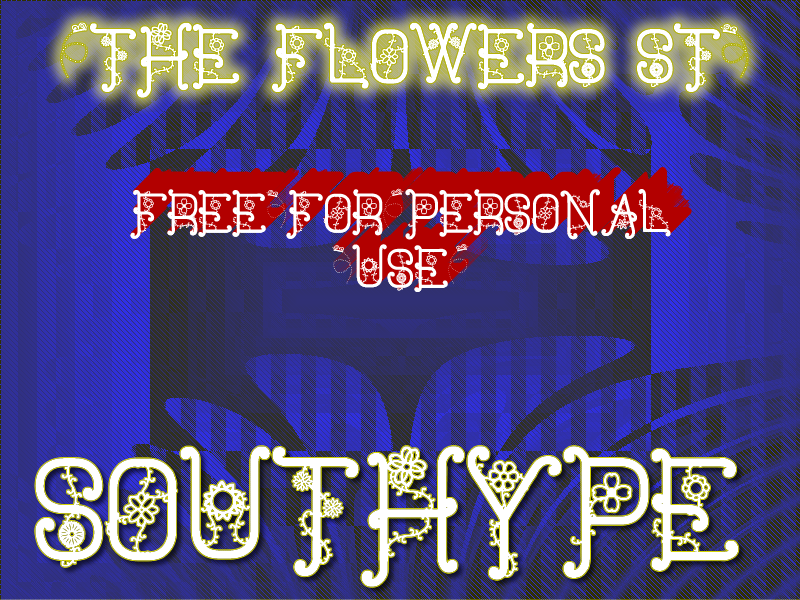 The Flowers St Font