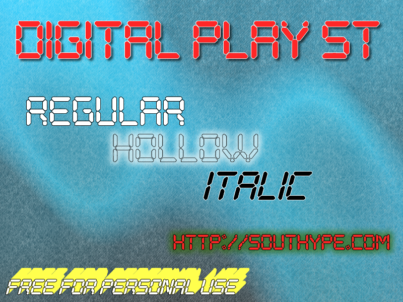 Digital Play St Font