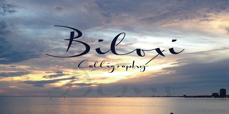 Biloxi Calligraphy Font