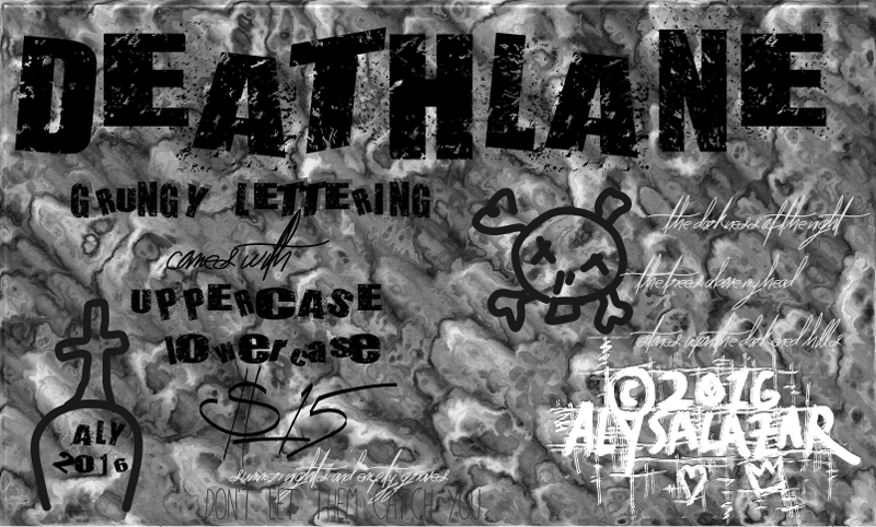 Deathlane Font