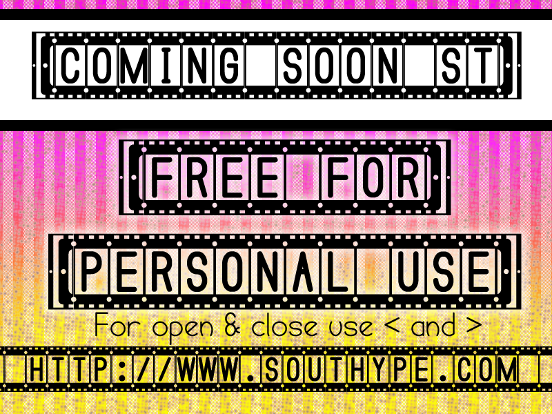 Coming Soon St Font
