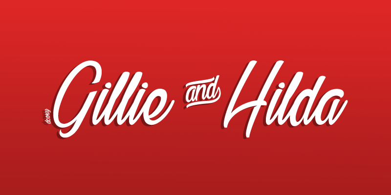 Gillie & Hilda Font