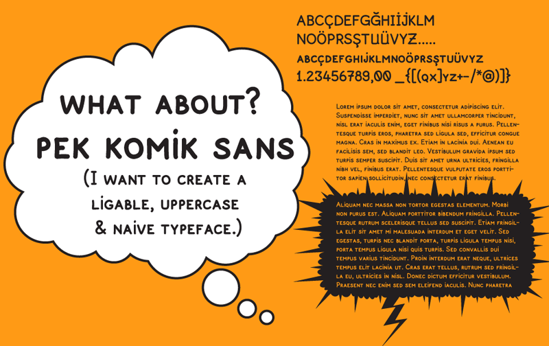 Pek Komik Sans Font