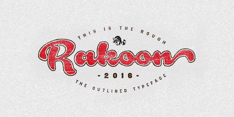 Rough Rakoon Font