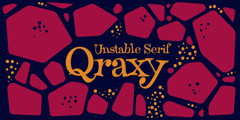 Qraxy Font