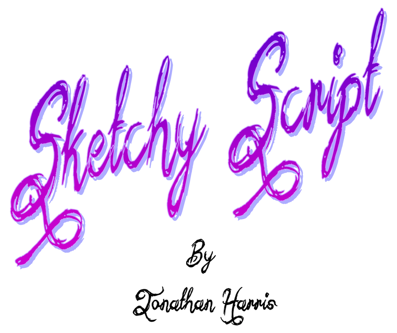 Sketchy Script Font