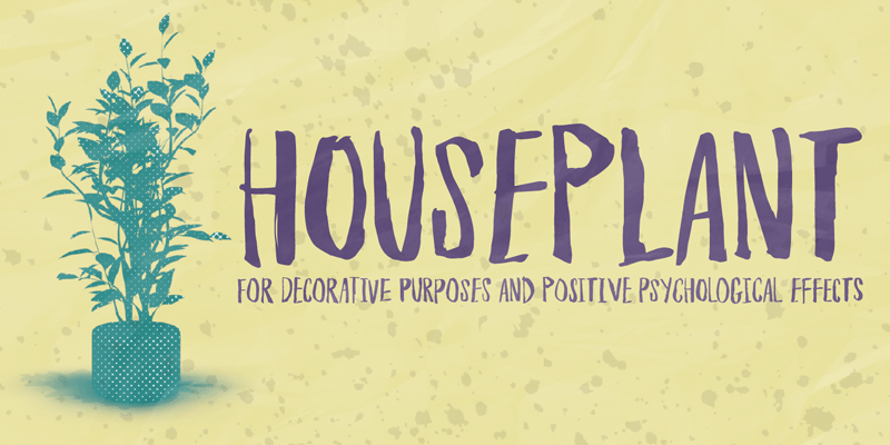 Houseplant Font