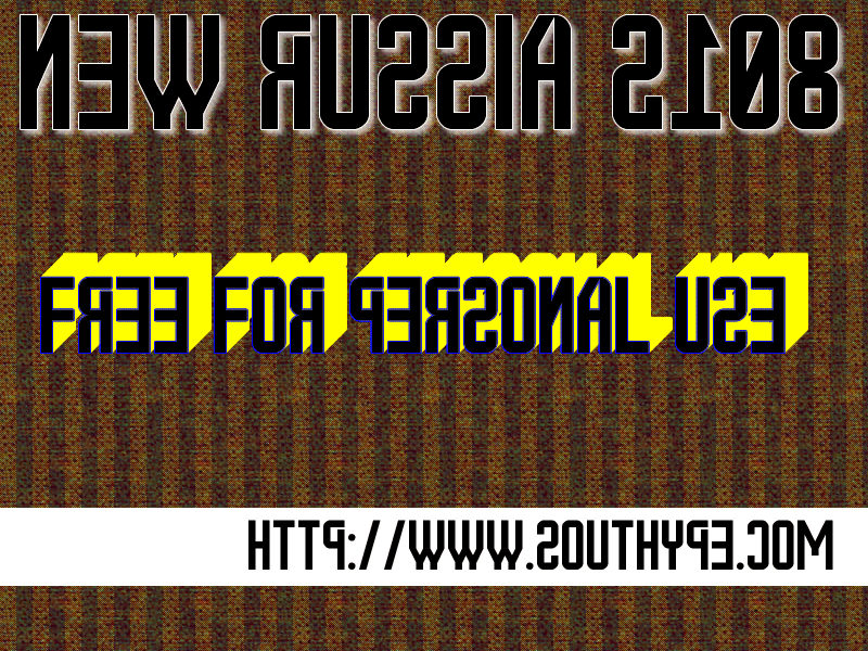 New Russia 2108 St Font