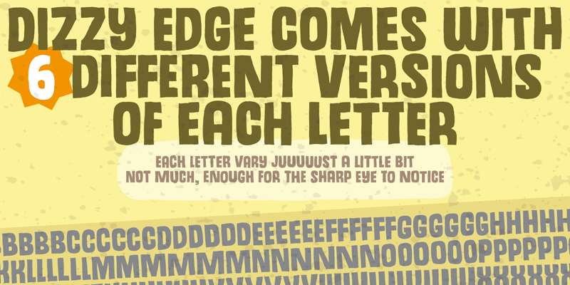 Dizzy Edge Font