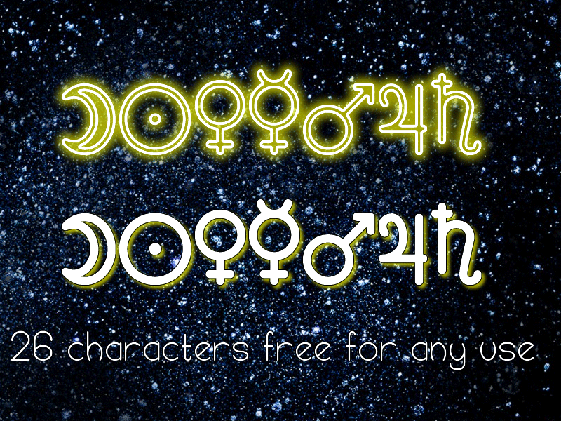 Astronomic Signs St Font