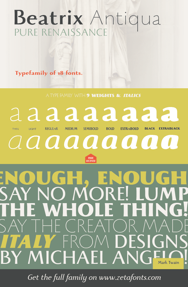 Beatrix Antiqua Font
