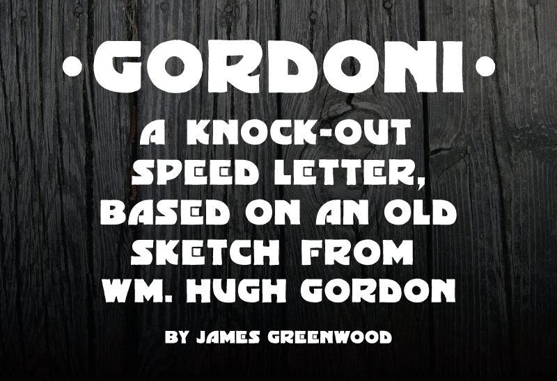 Gordoni Font