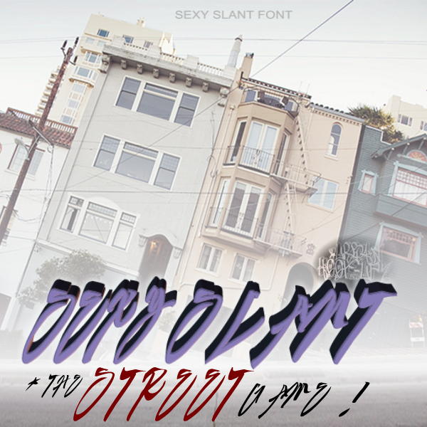 Sexy Slant Font