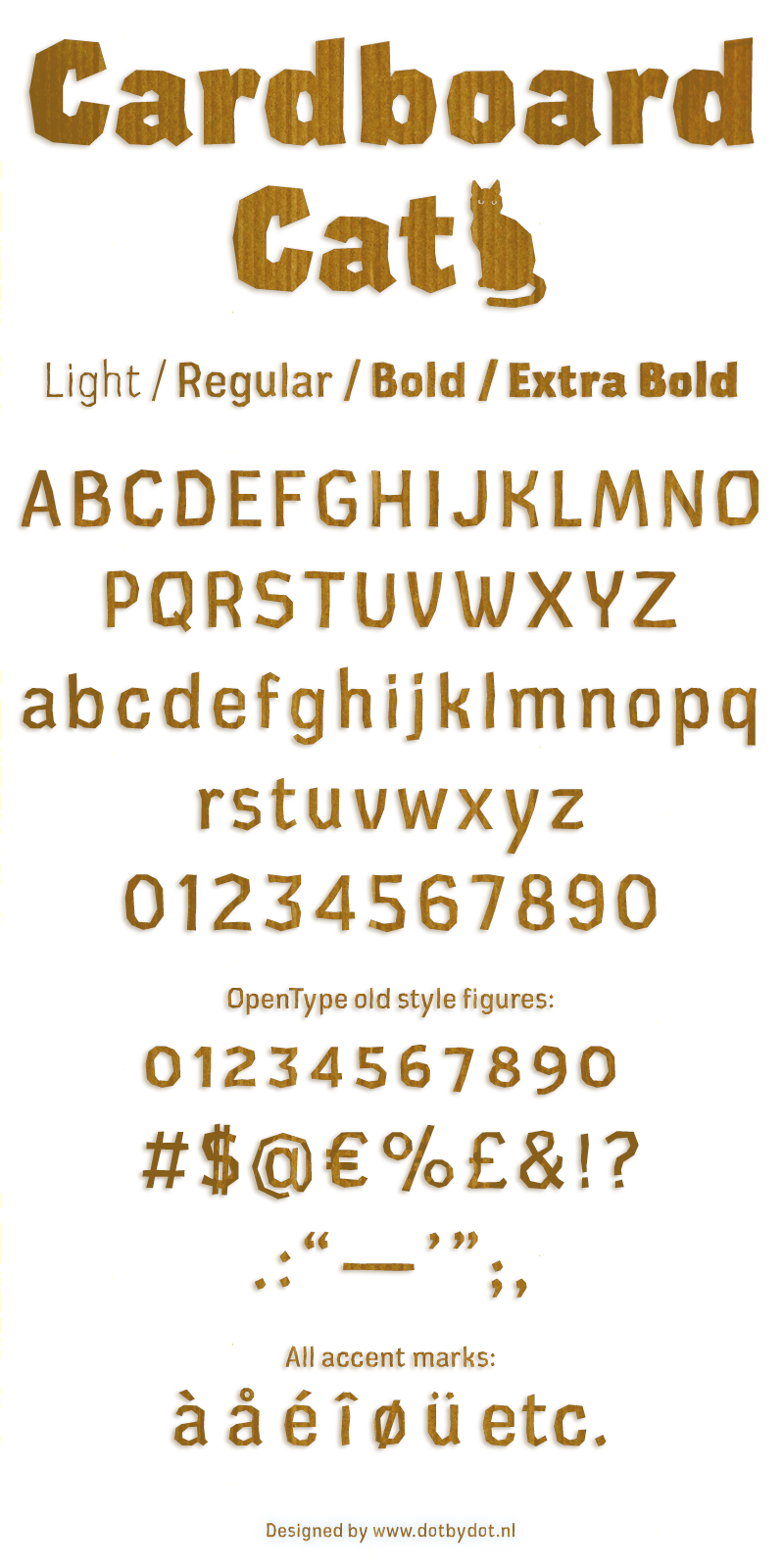 Cardboard Cat Font