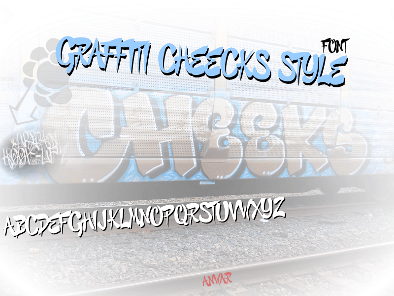 Graffiti Cheecks Style Font