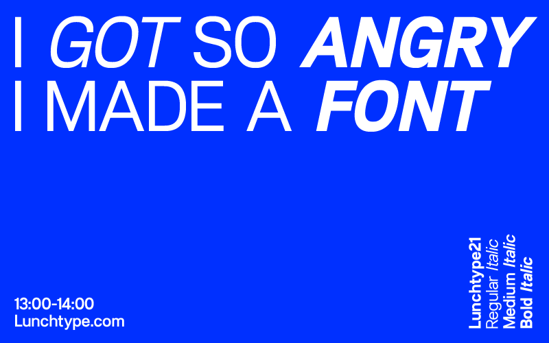 Lunchtype 21 Font