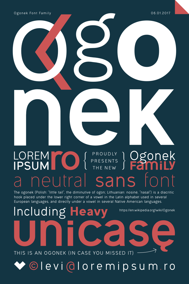 Ogonek Font
