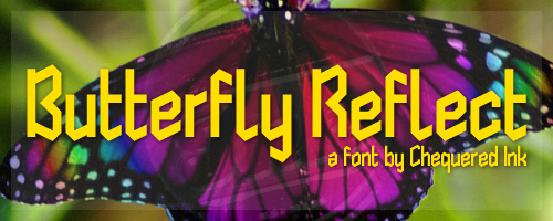 Butterfly Reflect Font
