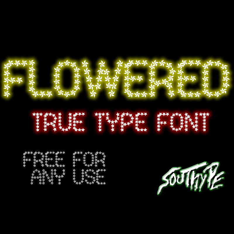 Flowered St Font