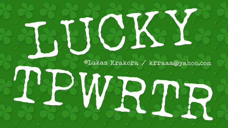 Lucky Typewriter Font