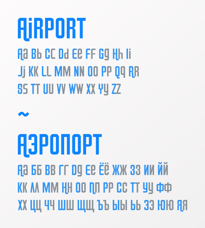 Airport Font