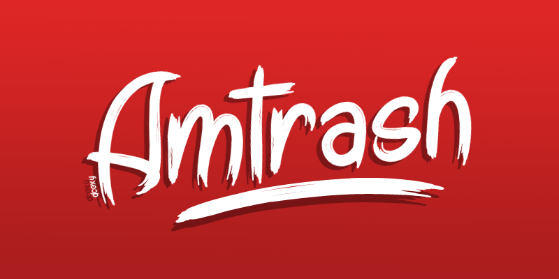 Amtrash Font