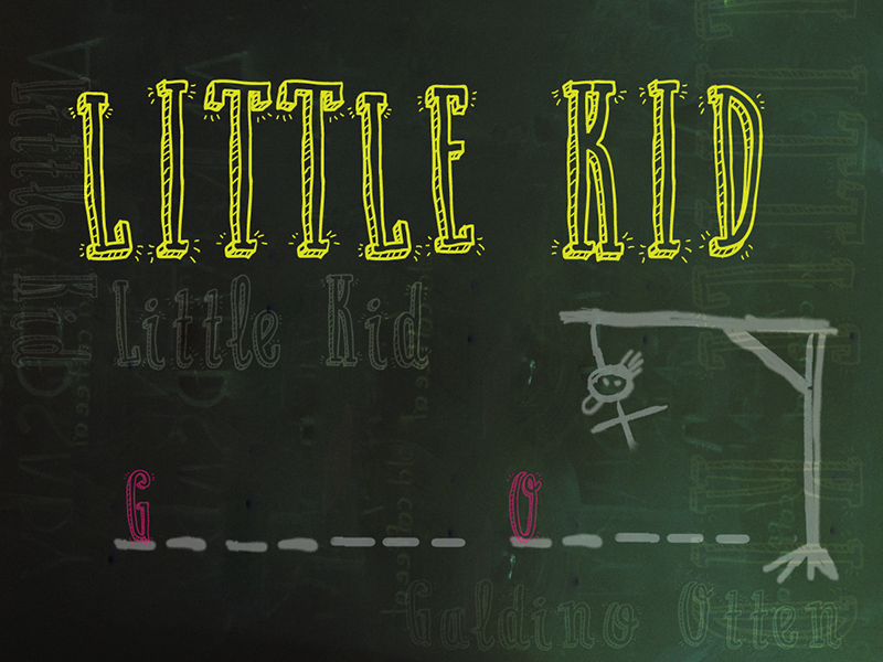 Little Kid Font