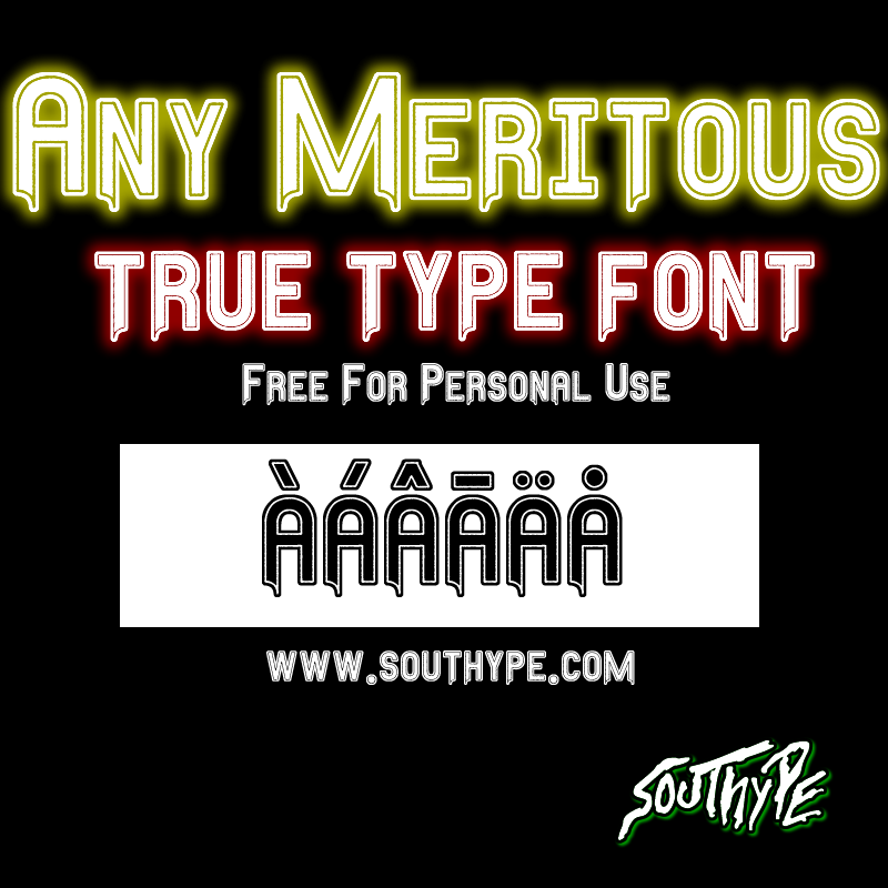Any Meritous St Font