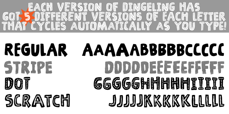 Dingeling Font