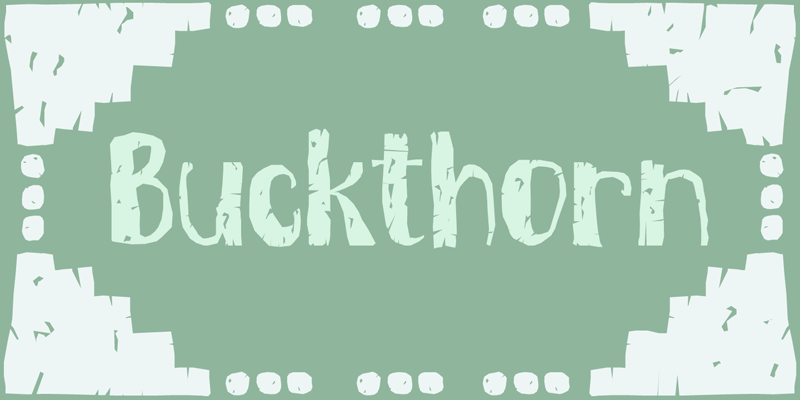 DK Buckthorn Font