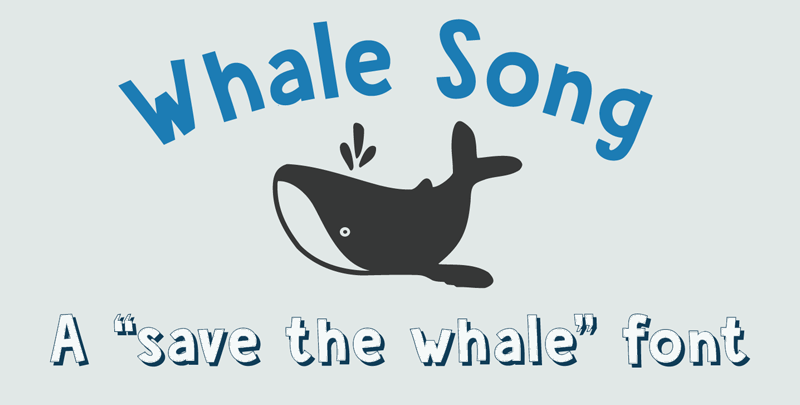 DK Whale Song Font