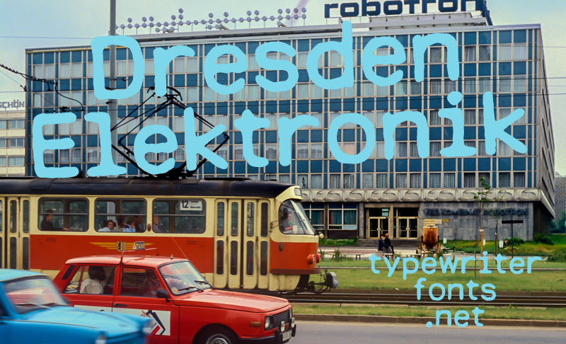 Dresden Elektronik Font