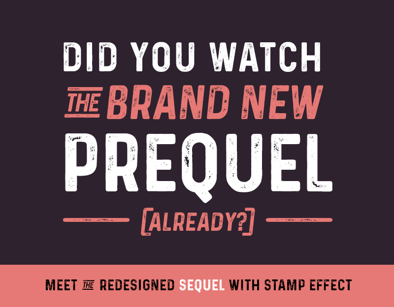 Prequel Font
