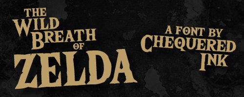 The Wild Breath of Zelda Font