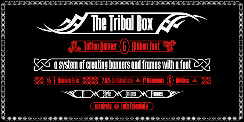 The Tribal Box Font