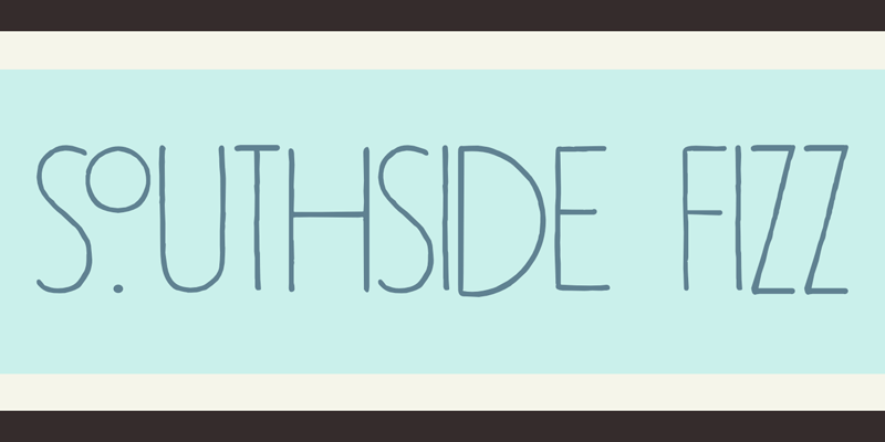 DK Southside Fizz Font