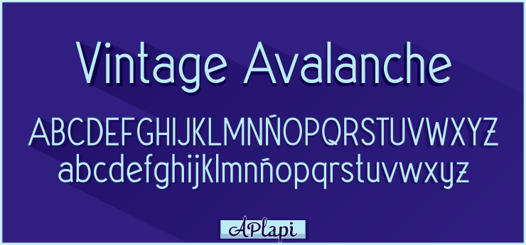 Vintage Avalanche Font