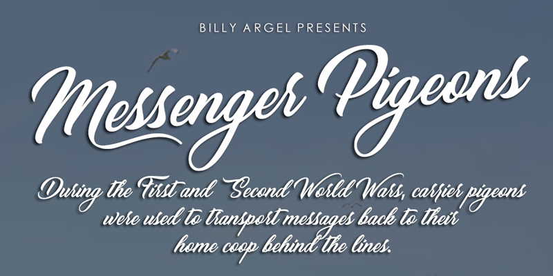 Messenger Pigeons Font