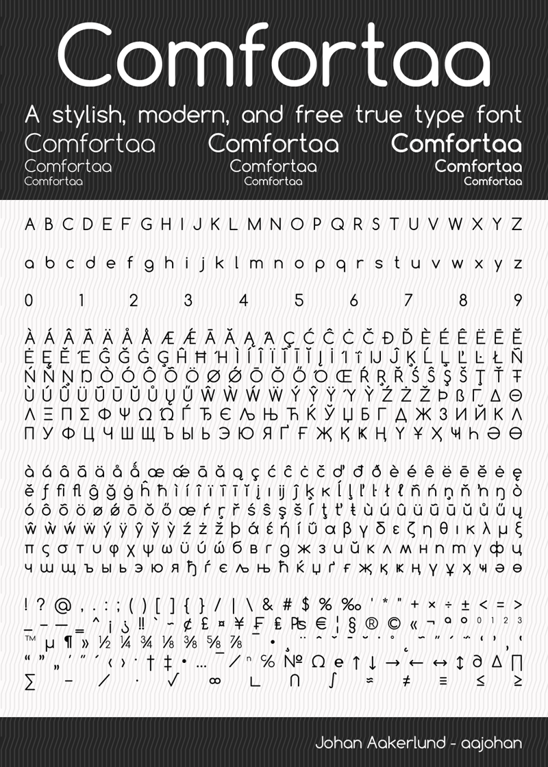 Comfortaa Font