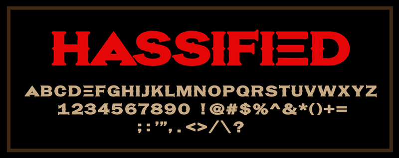 Hassified Font