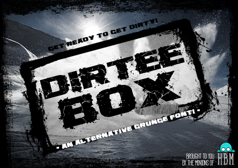 Dirtee Box Font