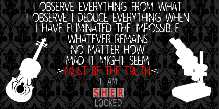 I Am Sherlocked Font