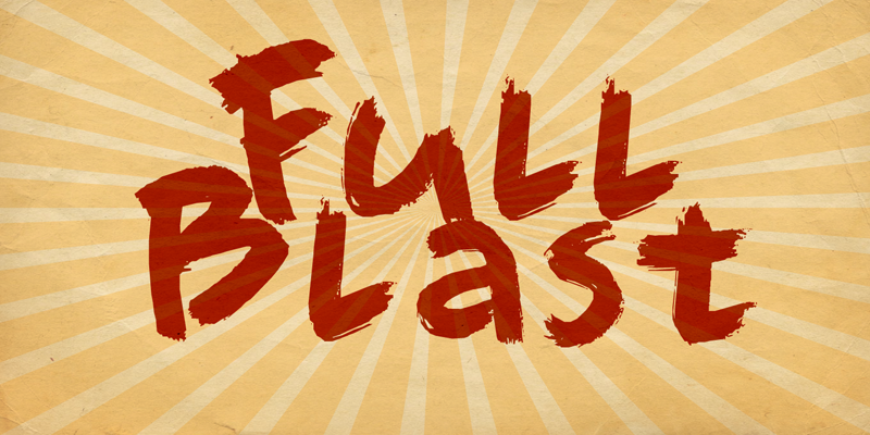DK Full Blast Font