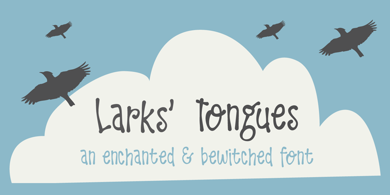 DK Larks' Tongues Font