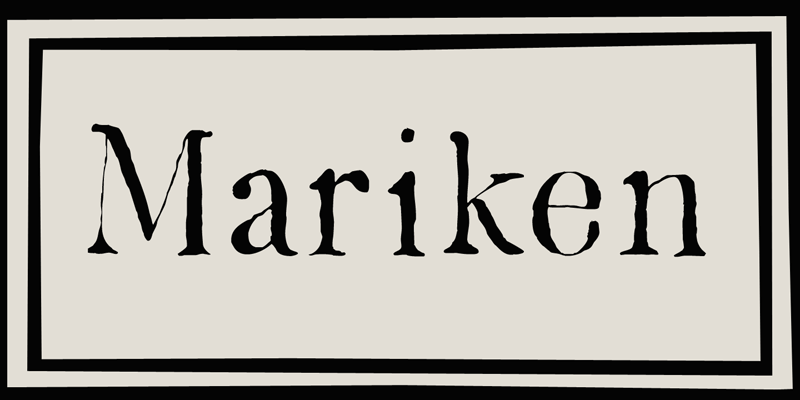DK Mariken Font
