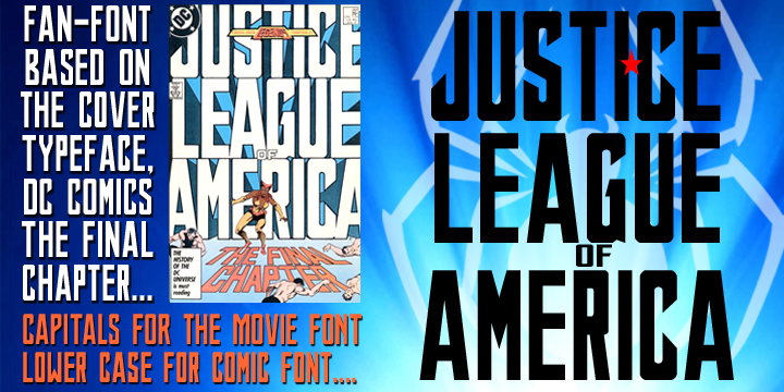 Justice League Font