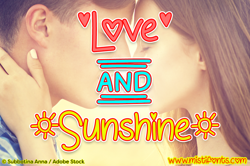 Love & Sunshine Font