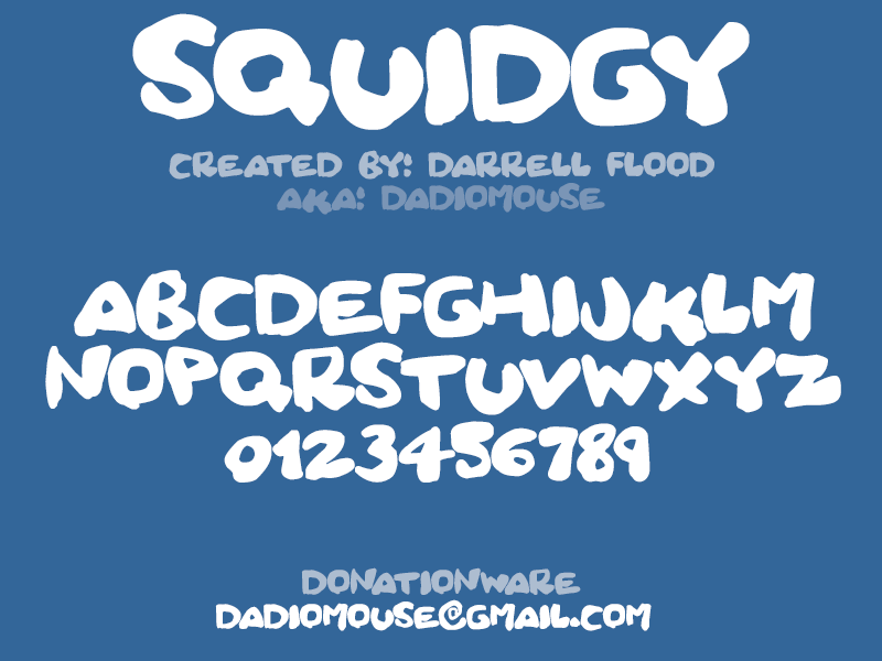 Squidgy Font