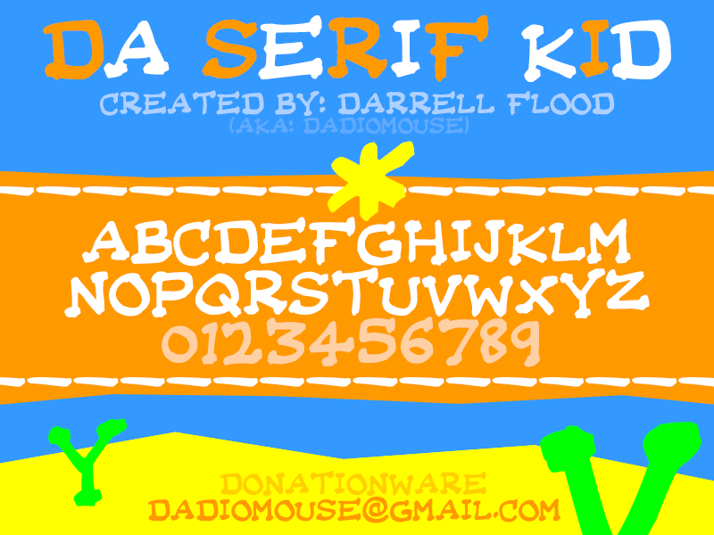 Da Serif Kid Font