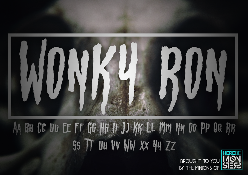 HBM Wonky Ron Font